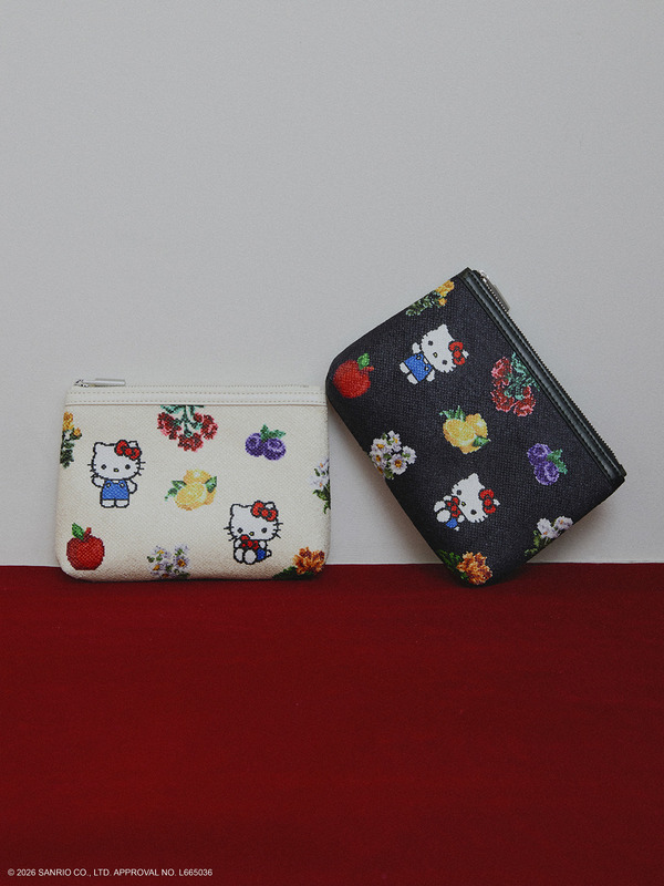 HELLO KITTY×Ameri PIXEL PATTERN POUCH ¥4,400+Tax