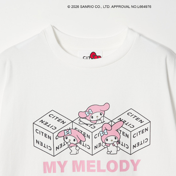 サンリオキャラクターズ×CITEN「Tシャツ」マイメロディ