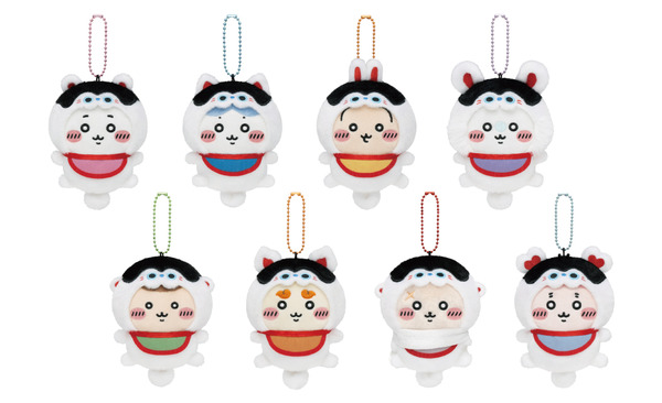 川越限定 犬張り子になっちゃったマスコット　各1,980円(税込)