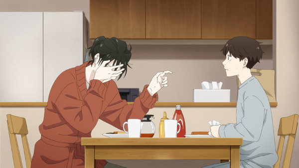 冬アニメ『違国日記』第1話「溢(あふ)れる」場面写真