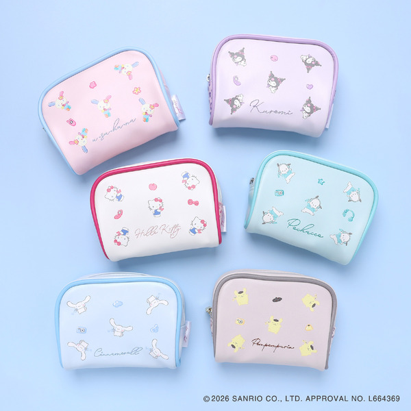 ボックスポーチ 全6種 ¥2,200