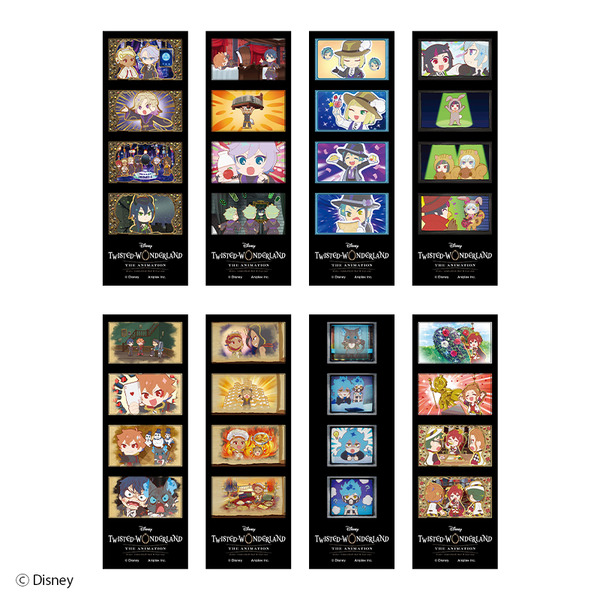 「アニメーション4コマステッカーコレクション」（ランダム8種／500円）