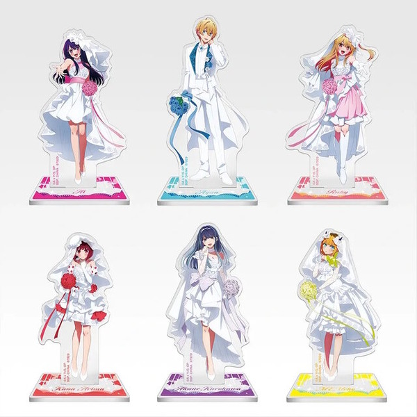 【推しの子】新作一番くじがオンラインで買える！有馬かなたち6人がウェディング衣装に、アイには“黒ドレスVer.”フィギュアも