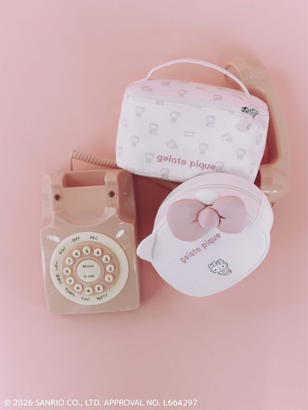 総柄ポーチ、フェイスポーチ