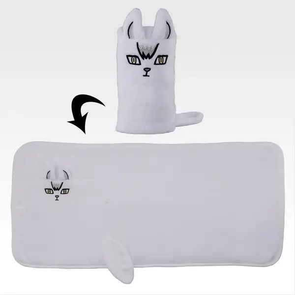 D賞 キタキツネふわふわブランケット