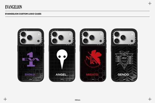 「エヴァンゲリオン x CASETiFY」コレクション「EVANGELION CUSTOM LOGO CASE」