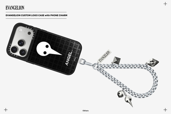 「エヴァンゲリオン x CASETiFY」コレクション「EVANGELION CUSTOM LOGO CASE with PHONE CHARM」