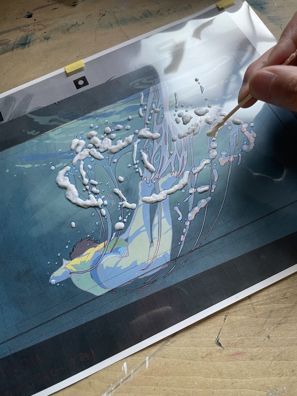 『花緑青が明ける日に』メイキング写真