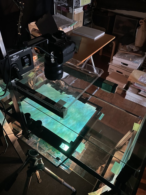 『花緑青が明ける日に』メイキング写真