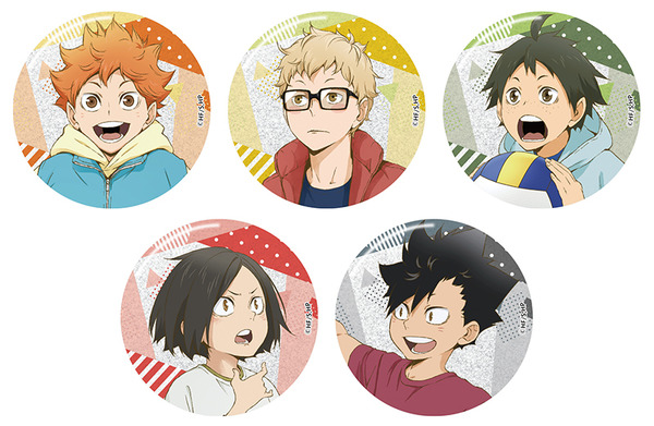 トレーディンググリッター缶バッジ