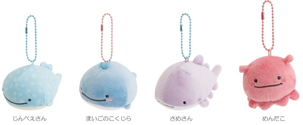 ぶらさげぬいぐるみ（各1,100円※税込）：全4種