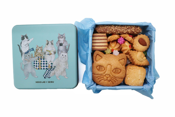 NEKO LAB／西武×NEKO LAB　オリジナルデザインクッキー缶、そごう×NEKO LAB　オリジナルデザインクッキー缶