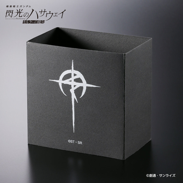 「機動戦士ガンダム 閃光のハサウェイ キルケーの魔女 マフティーマーク腕時計」オリジナルのスリーブ付きボックス