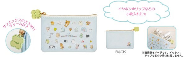 ミニポーチ（880円※税込）：塩ビ製・ラバーマスコット付
