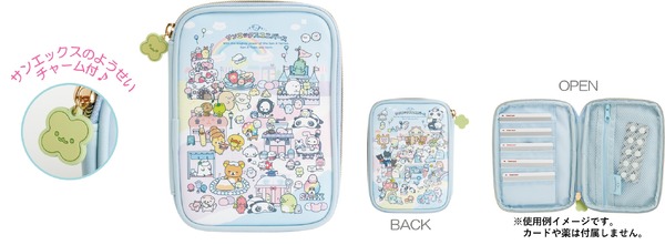 お薬手帳ポーチ（2,420円※税込）：合皮製・ラバーマスコット付・カードポケット付