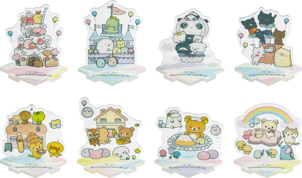 アクリルスタンドコレクション（各880円※税込）：全８種・アクリル樹脂製・封筒入り