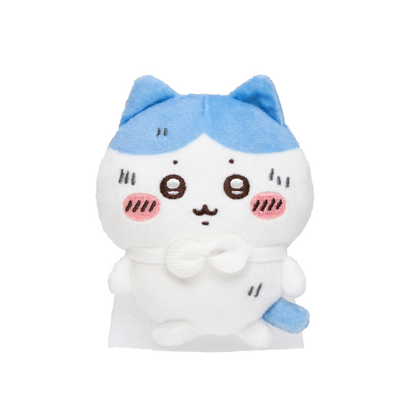 「ハチワレだらけくじ」E賞：てくてく全身ぬいぐるみバッジ