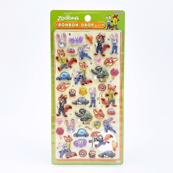 ボンボンドロップシール_ズートピア