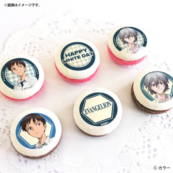 ホワイトデープリマカロン6個セット2026【特典缶バッジ付き】[エヴァンゲリオン]