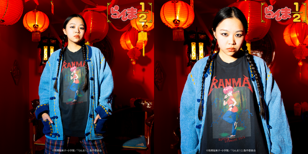 TVアニメ『らんま1/2』TOKYO MADNESS CLUB メタルTシャツ らんま（着用イメージ）