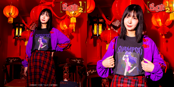 TVアニメ『らんま1/2』TOKYO MADNESS CLUB メタルTシャツ シャンプー（着用イメージ）