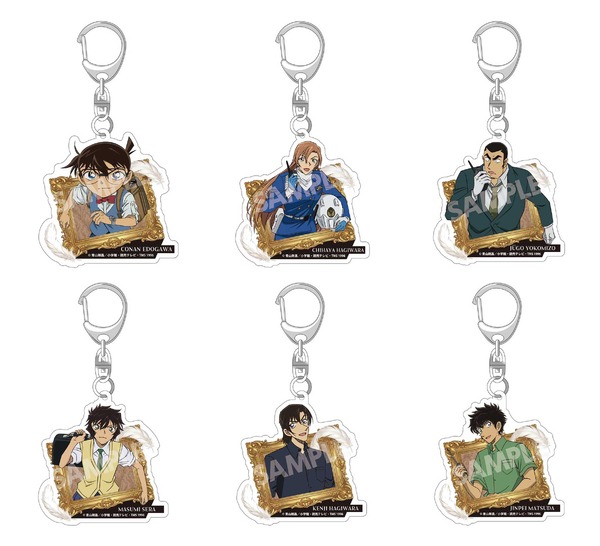 TVアニメ『名探偵コナン』新規描き下ろしイラストグッズ「アクリルキーホルダーVol.4」全6種