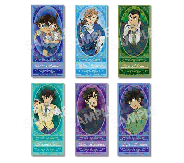 TVアニメ『名探偵コナン』新規描き下ろしイラストグッズ「チケット風カード」全6種