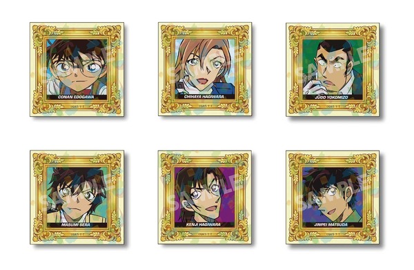 TVアニメ『名探偵コナン』新規描き下ろしイラストグッズ「ホログラムステッカー」全8種