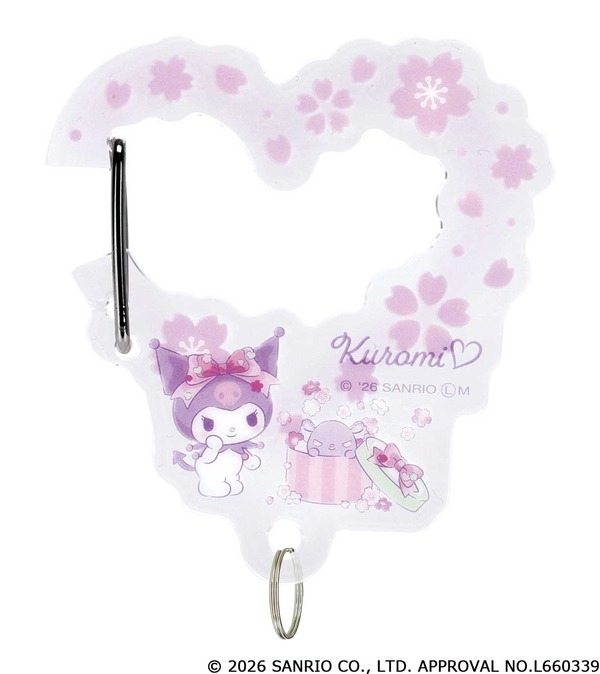サンリオキャラクターズ　さくらマジックアクリルカラビナ_クロミ