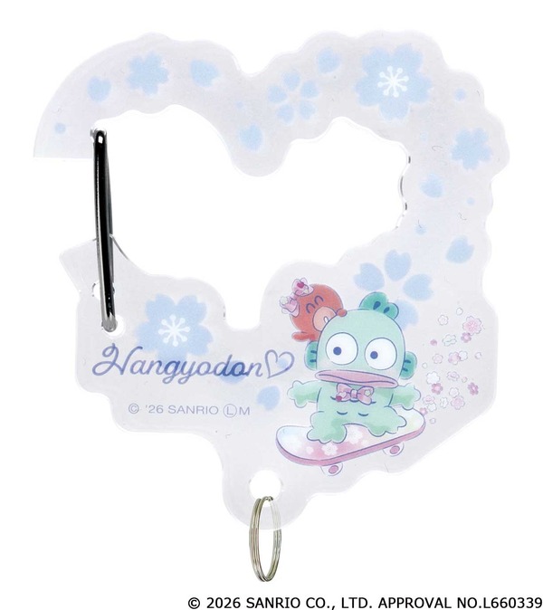 サンリオキャラクターズ　さくらマジックアクリルカラビナ_ハンギョドン