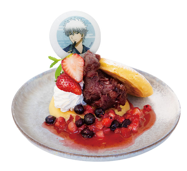 銀さんのパンケーキ～たっぷりあんこといちご～