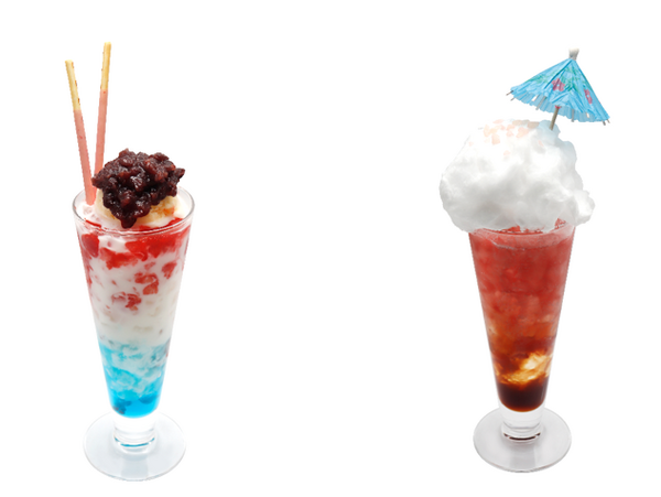 甘党！宇治銀時丼風クリームフロート、神威のパチパチわたあめコーラ