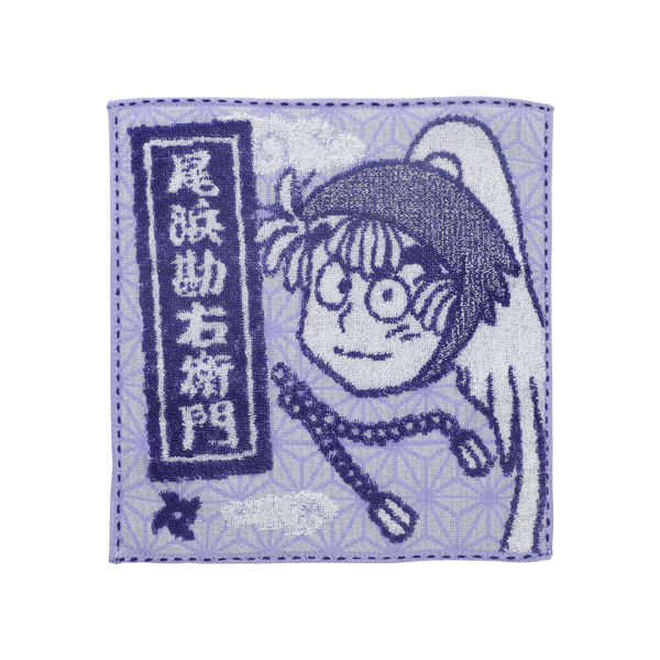 「忍たま乱太郎 千社札　ミニタオル(全17種)」尾浜勘右衛門