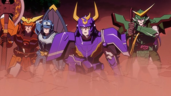 『鎧真伝サムライトルーパー』第8話「逢解寅」先行場面カット