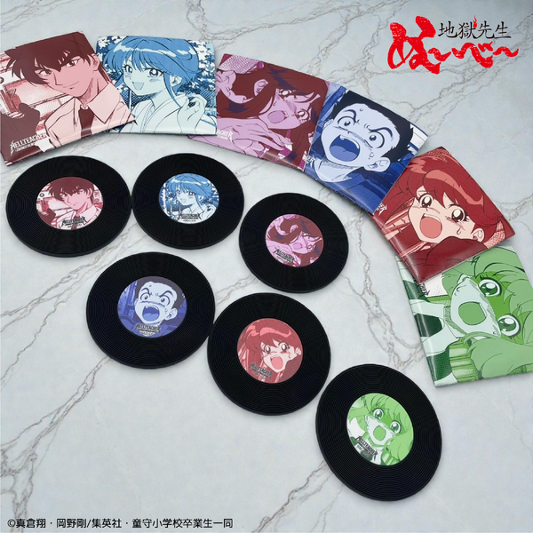 レコード風ラバーコースター