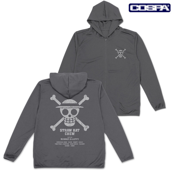 麦わらの一味 薄手ドライパーカー Ver.2.0