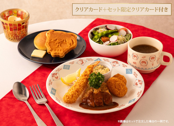 「名探偵コナンカフェ」通期メニュー　コナンワッフル＆パンセット