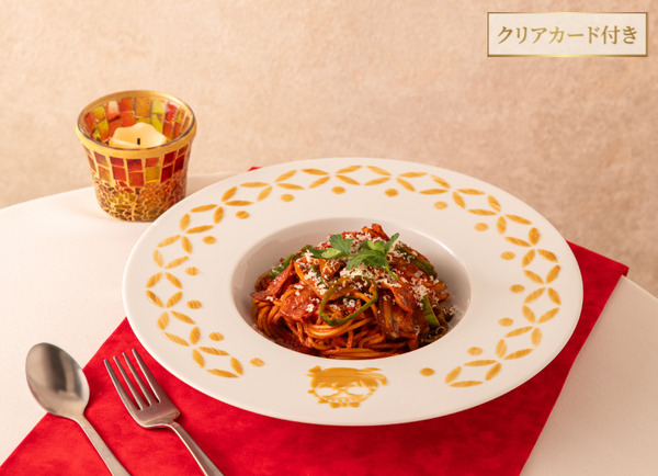 「名探偵コナンカフェ」前期メニュー　白い羽舞うナポリタン～風の女神～