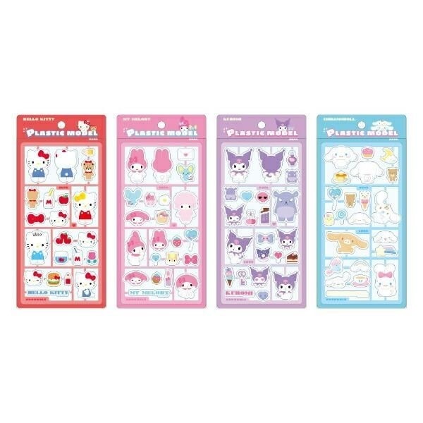 プラスチックモデル風シール