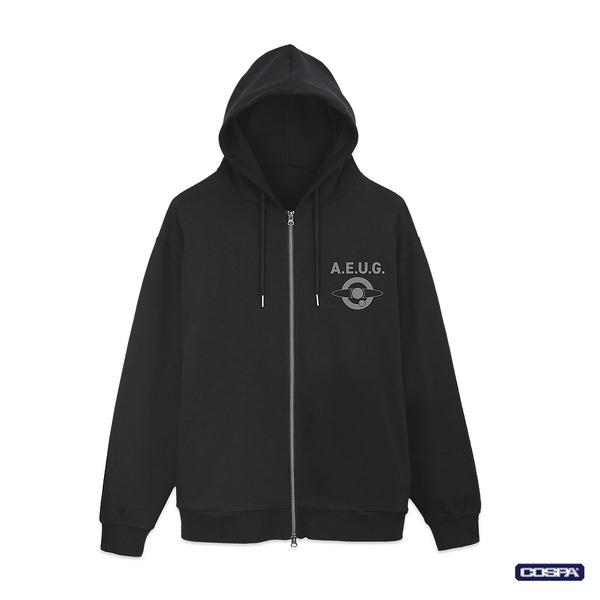 エゥーゴジップパーカー_ブラック