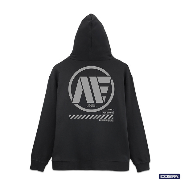 アナハイムエレクトロニクスジップパーカーVer2_ブラック