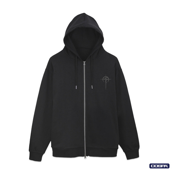 マフティージップパーカーVer2_ブラック