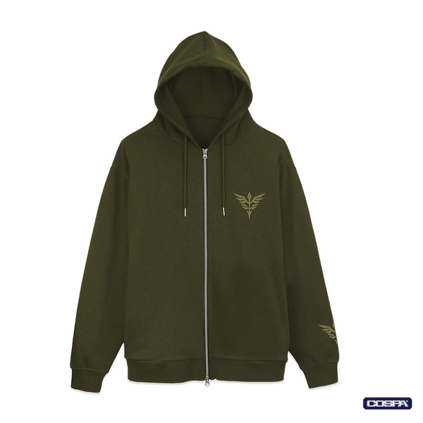 ネオジオンジップパーカーVer2_モス