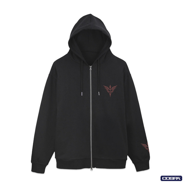 ネオジオンジップパーカーVer2_ブラック