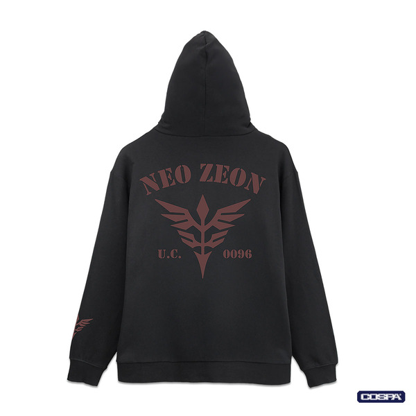 ネオジオンジップパーカーVer2_ブラック