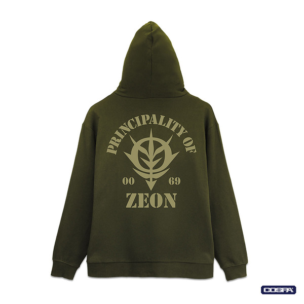 ジオン公国軍ジップパーカーVer3_モス
