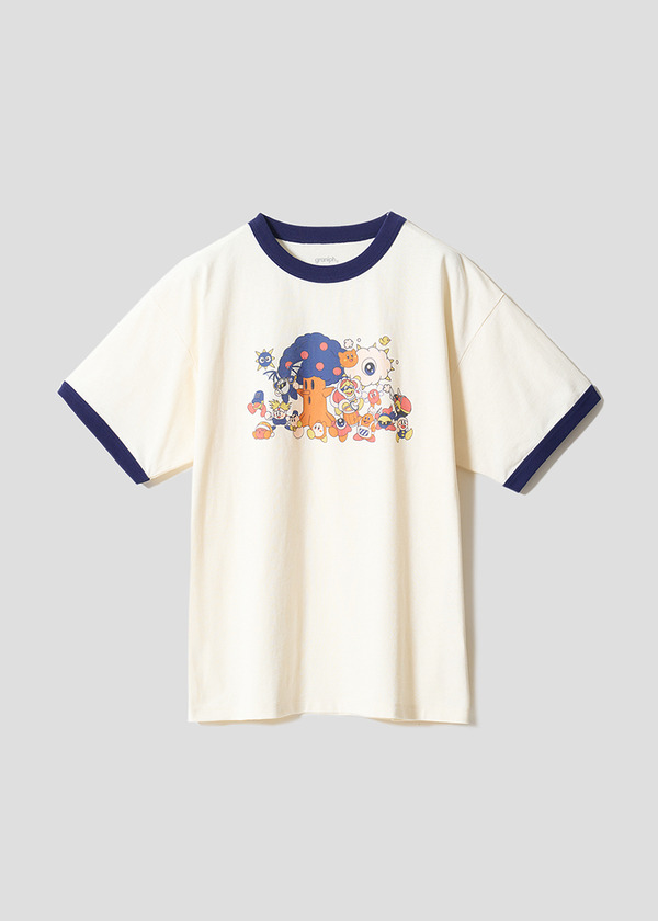 『星のカービィ』×グラニフ　「てごわいぞ！｜ビッグシルエットトリムTシャツ」