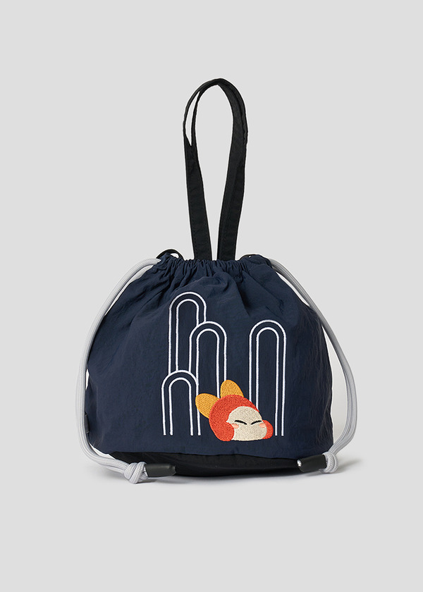 『星のカービィ』×グラニフ　「プププランド｜ナイロンストリングバッグ」