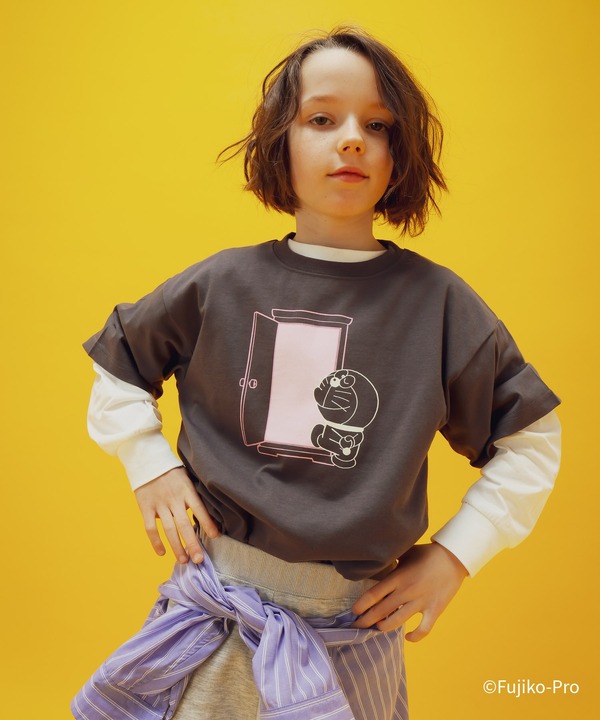 GLOBAL WORK「ヘビロッTEE半袖/キッズ」着用イメージ