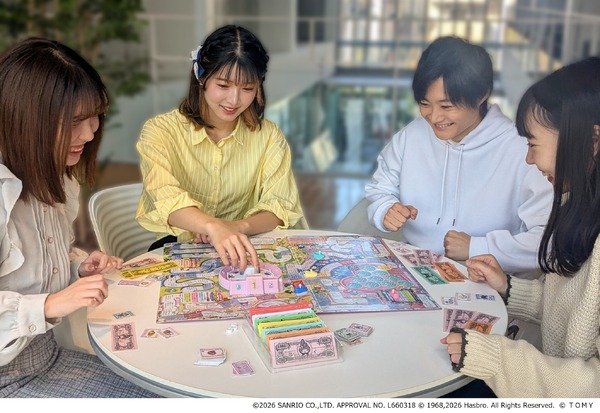 サンリオ × 推し活 × 人生ゲーム 「サンリオキャラクターズ　人生ゲーム」使用イメージ